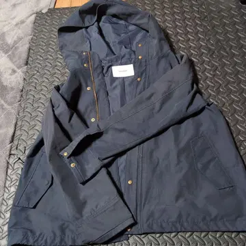 FRAMeWORK 후드 부착 네이비 자켓