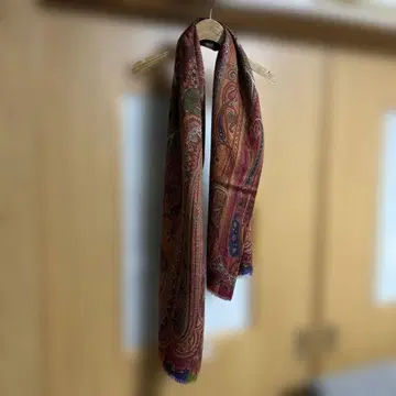 에트로 페이즐리 무늬 실크 스톨