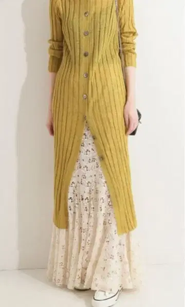 [ 정가 26,400엔 ] IENA 롱 가디건 원피스