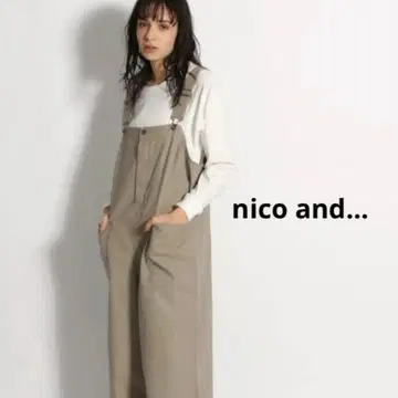 미사용 새상품 니코앤드 덕 와이드 살로펫 M 베이지