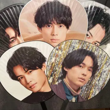 SixTONES 마츠무라 호쿠토 부채 5개 세트 가격 인하 가능