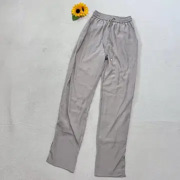 에모다 [ Free ] 미사용 새상품 팬츠 허리밴딩 심플 스트레이트 팬츠