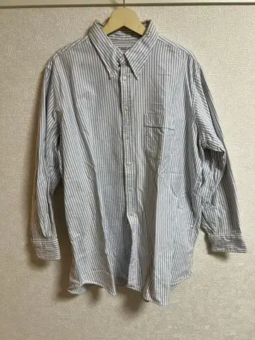 individualized SHIRT L 버튼 다운 스트라이프 셔츠