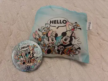 디즈니 스토어 30주년 에코백과 캔뱃지 세트