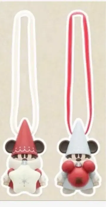 디즈니 릴린린 2025년 가챠 2종류 빨간색과 파랑