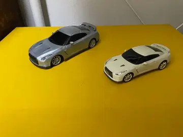 GT-R 미니카 세트 실버 화이트