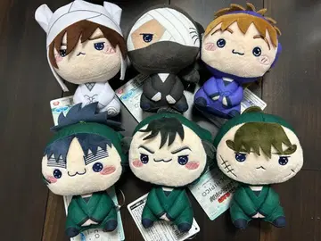 닌타마 란타로 닥타케 닌자대 최강의 군사 모찌피코 봉제 인형 6개 세트