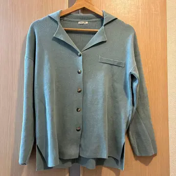 NOMBRE IMPAIR 니트 가디건 긴팔 코튼 100% F 사이즈