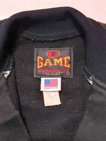 GAME USA 레어 빈티지 맨투맨 스타디움 점퍼 미사용