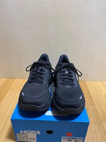 HOKA Bondi9 X-WIDE 블랙 남성용 엑스트라 와이드 4E