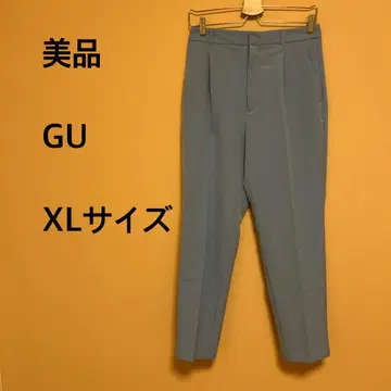 [새상품급] GU/여성용/팬츠/슬랙스/스카이블루/무지/심플