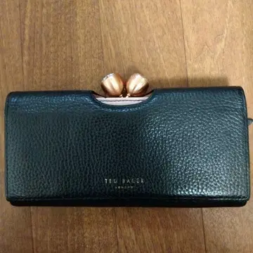 Ted Baker 블랙 가죽 장지갑 테드베이커 블랙 컬러 가죽 BLACK
