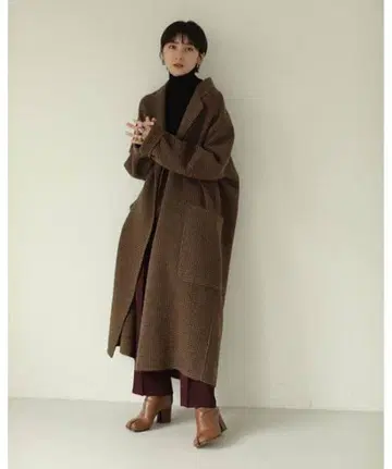 TODAYFUL 오버 체크 코트 36