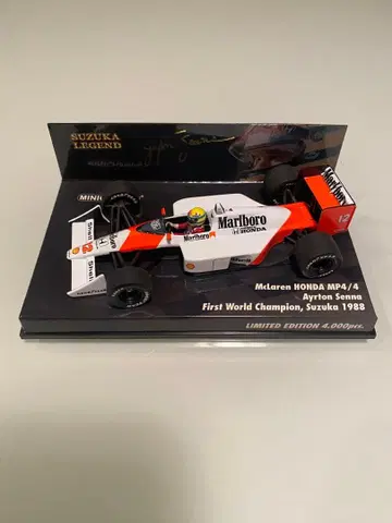 1/43 맥라렌 혼다 MP4/4 아일톤 세나 말보로 사양