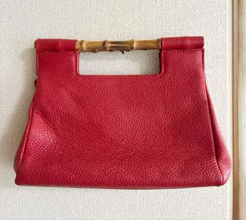 뱀부 핸들 가죽 미니 BAG