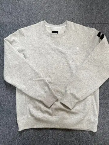 THE NORTH FACE 그레이 크루넥 트레이닝복