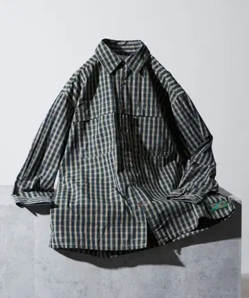 foxfire 낚시 포켓 체크 셔츠 새상품급 FREAKSSTORE