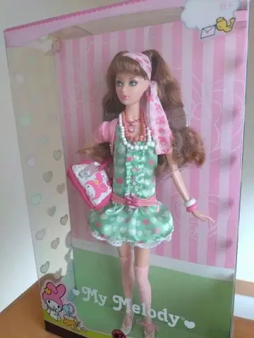 바비 인형 새상품 마이멜로디 콜라보 산리오 레어
