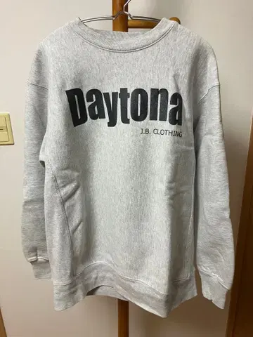 데이토나 아메카지 맨투맨 트레이닝복 L 그레이