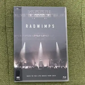 [ 미개봉 새상품 ] RADWIMPS 라이브 Blue-ray