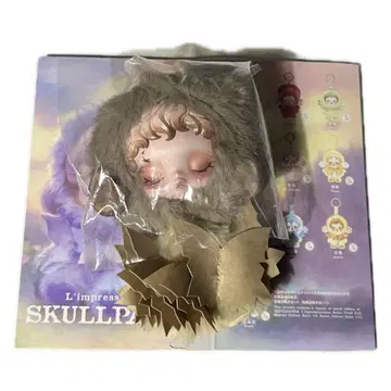 SKULLPANDA 티크우드 봉제 인형 키링