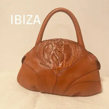 IBIZA 이비자 가죽 핸드백 브라운 고급 모티브