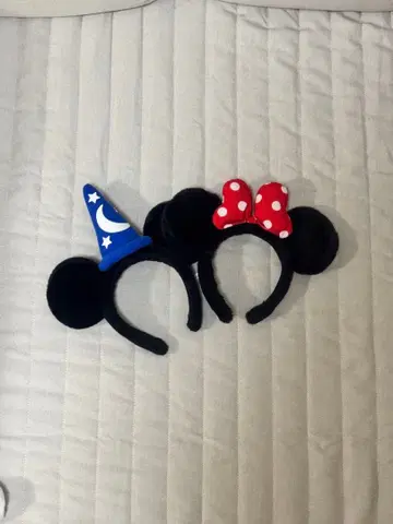 미키 미니 머리띠 2개 세트