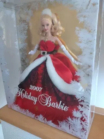 바비 인형 새상품 홀리데이 바비 레어 2007