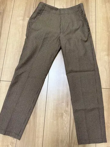 IENA 체크 무늬 팬츠 36