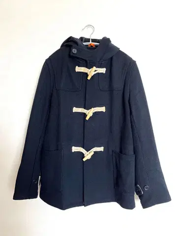 새상품급 FIDELITY BEAMS USA제 멜톤 더플 숏코트