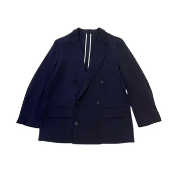 오버코트 더블 브레스티드 자켓 더블 자켓