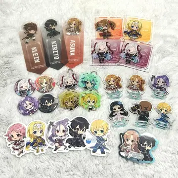 소드 아트 온라인 SAO Seria 굿즈 아크릴 스탠드 스티커
