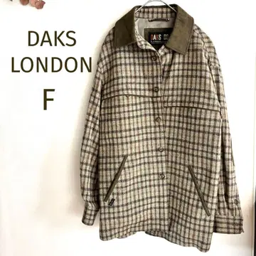 닥스, 두꺼운 원단 남성용 체크 무늬 자켓, 내 포켓 있음