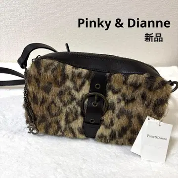 Pinky&Dianne 숄더백 레오파드 퍼 레오파드 무늬