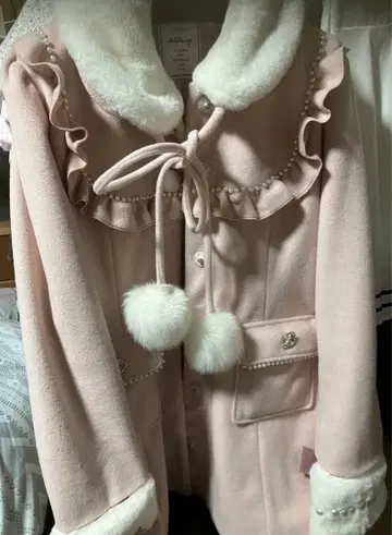 AnkRauge re twinkle 코트 핑크