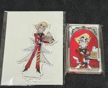 해즈빈 호텔 루시퍼 리퀴드 키링 아크릴 스탠드