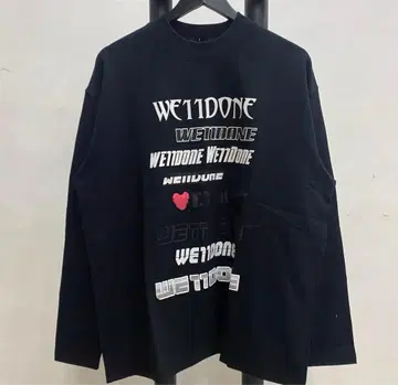 WETDONE 블랙 긴팔 트레이닝복 L