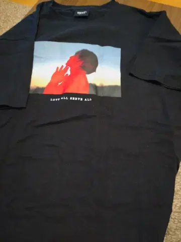 후지이 카제 T셔츠 M 사이즈 블랙