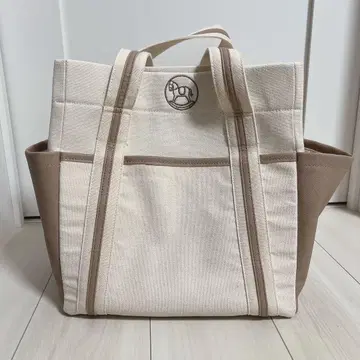 [ le reve vaniller ] 목마 모티브 자수 마더 토트백