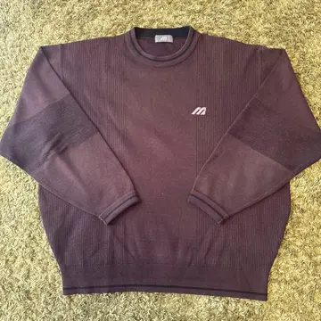 새상품급 미즈노 남성용 골프 스웨터 LL 짙은 갈색