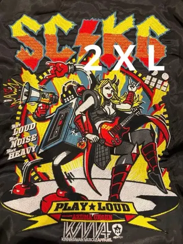 미사용 새상품 근육맨 스카잔 XXL 사이즈 리버서블 스테카세킹