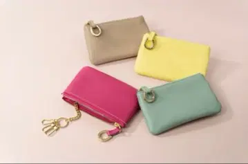 미사용 새상품 소메스 안장 피콜로 슬림 파우치 핑크