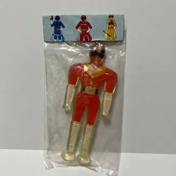 쇼와 레트로 비밀전대 고레인저 아카레인저 포즈 인형 미개봉 새상품