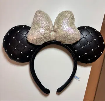 미니 마우스풍 머리띠 블랙