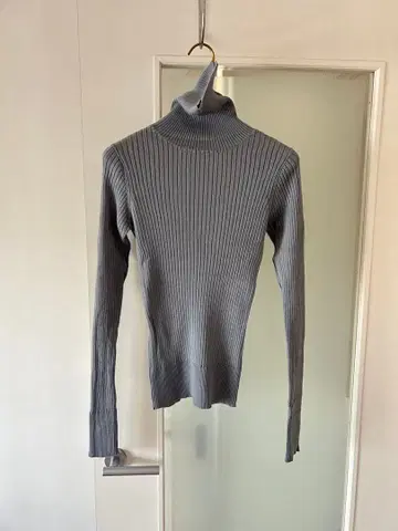 ebure 클리어 울 하이 게이지 니트 터틀