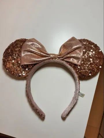 미니 마우스 귀 머리띠 스팽글