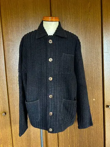 ALBARENA 이탈리아 브랜드 남성용 니트 블루종