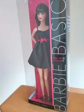 바비 인형 새상품 베이직 블랙 레어