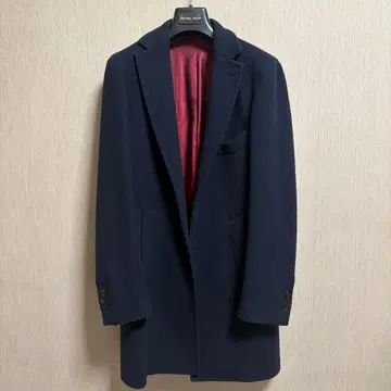 ROYAL ROW 네이비 체스터 코트