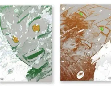 [새상품] A2 아트 포스터 2매 세트 나의 히어로 아카데미아 원화전